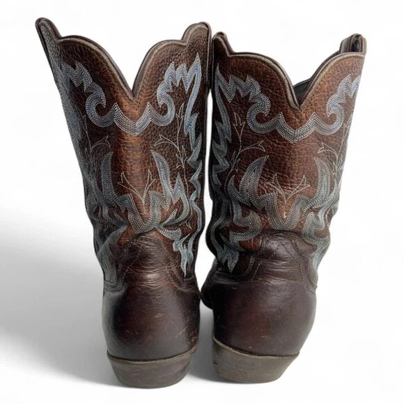 Twisted X Brown Leather Embroidered Cowgirl Western Cowboy Boots Women's 10 B - Picture 6 of 12